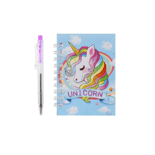 2-pc Unicorn Notebook and Pen Set