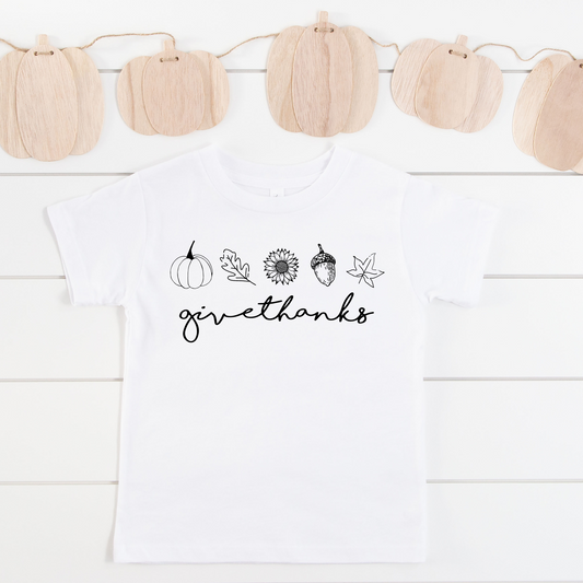 Give Thanks- Toddler/Youth Tee