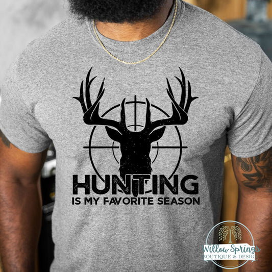 Hunting is My Favorite Season Graphic Tee