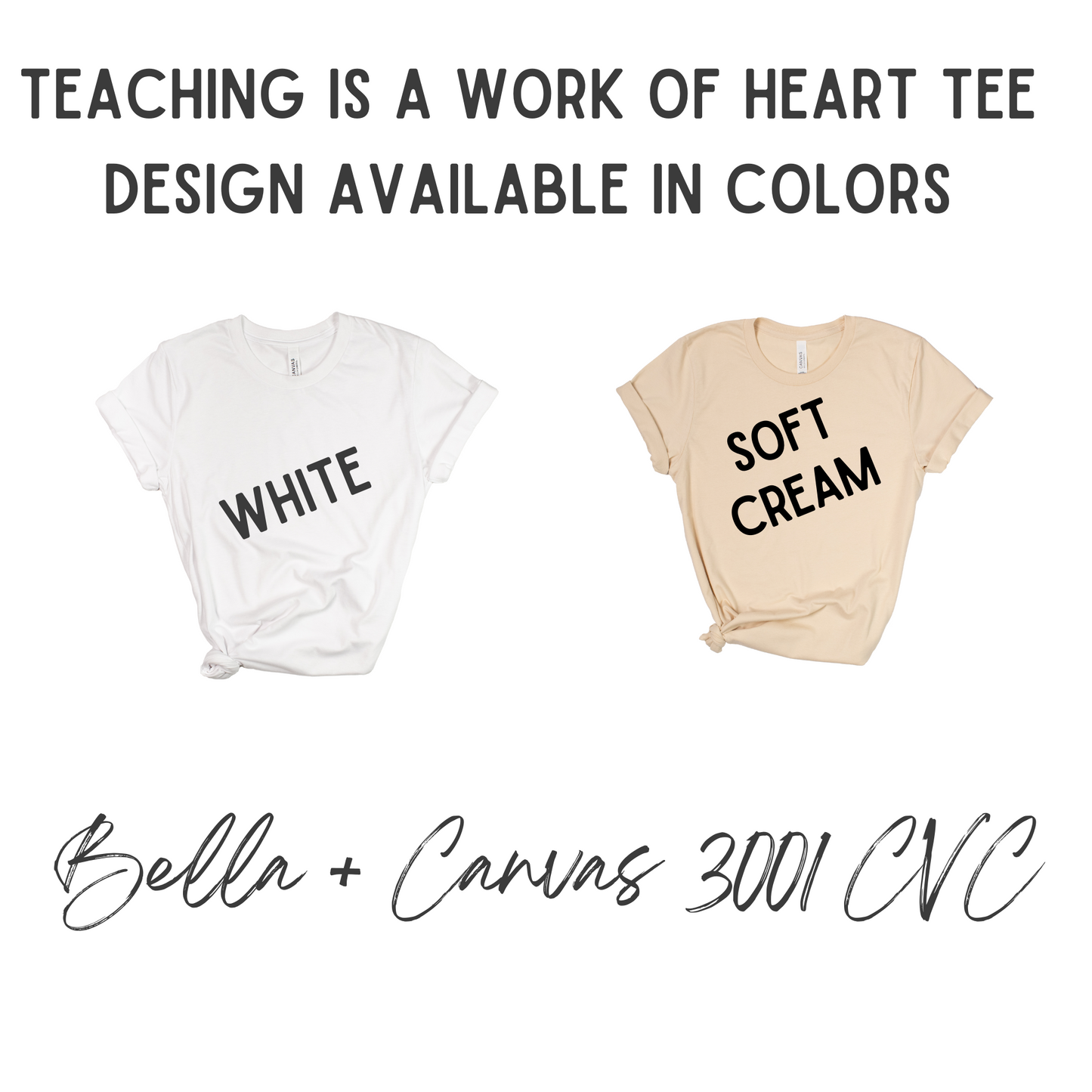 Teaching is a Work of Heart Tee