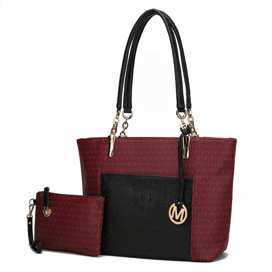 MKF Collection Katy Tote & Wristlet By Mia K.