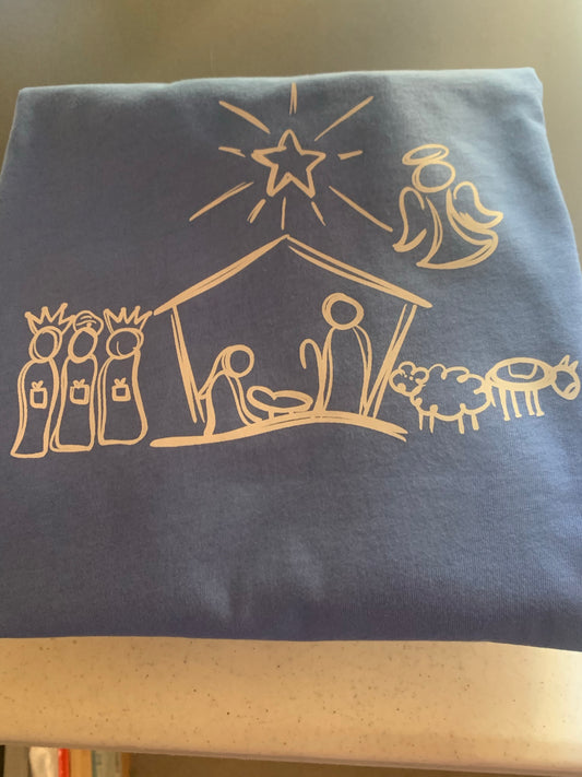 Youth Sketch Nativity Tee